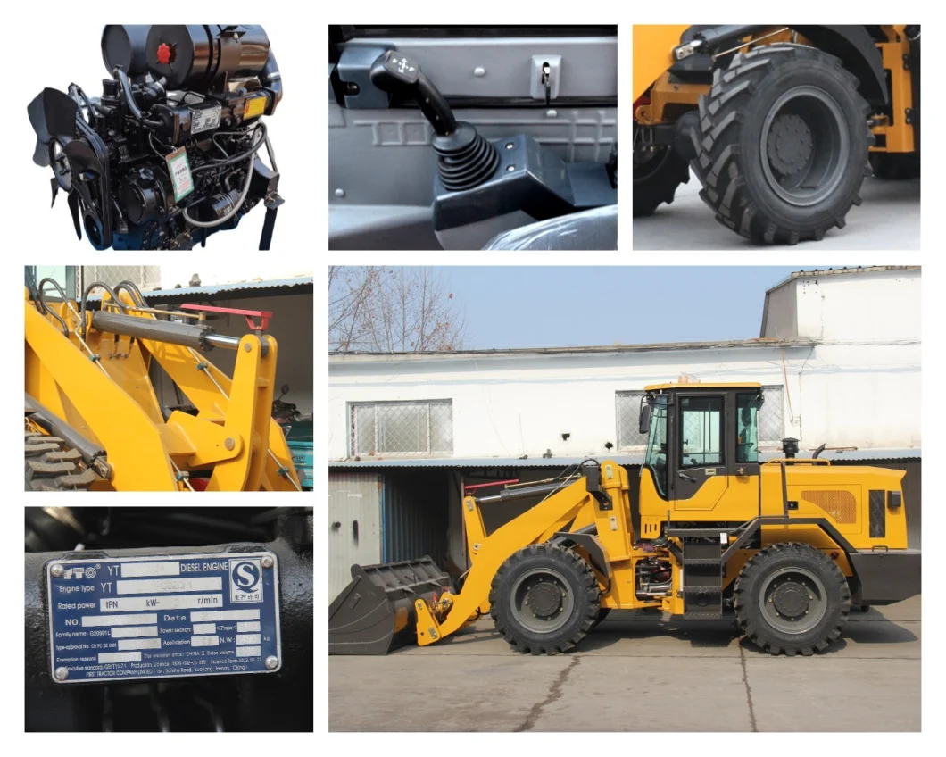 Chinese Wolf Wl930 CE/ISO Construction Machinery 2t/Ton Torque Converter Boom/Payloader/Wheel Loader Price with Grapple/Mulcher/Log Clamp