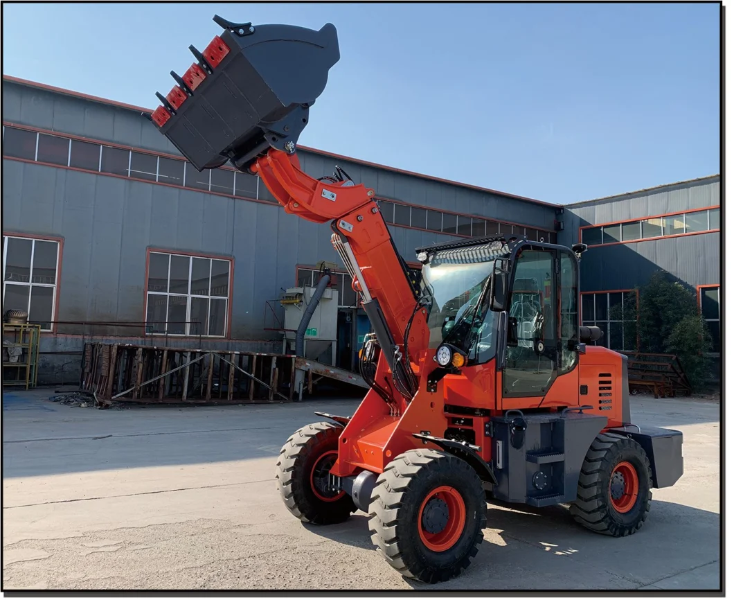 Agricultural/Construction Machinery Mr1500 1.5ton 0.6cbm 55kw Hydraulic Mini/Small/Compact Telescopic Wheel Front Loader