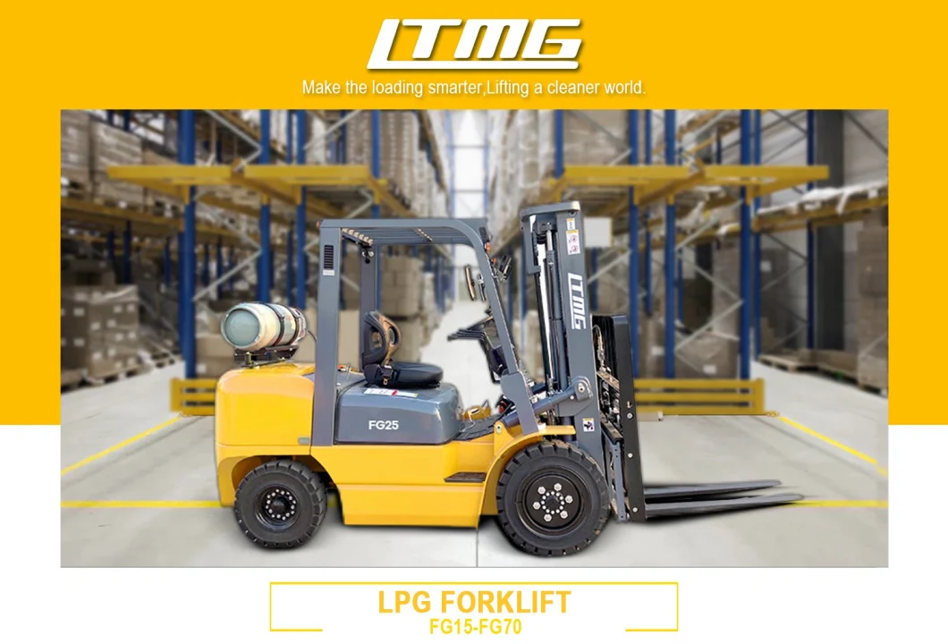 Fast Delivery Electric Forklift LPG Forklift 2 Ton 2.5 Ton 3 Ton Triplex Full Free Mast Diesel Forklift for Working in Container