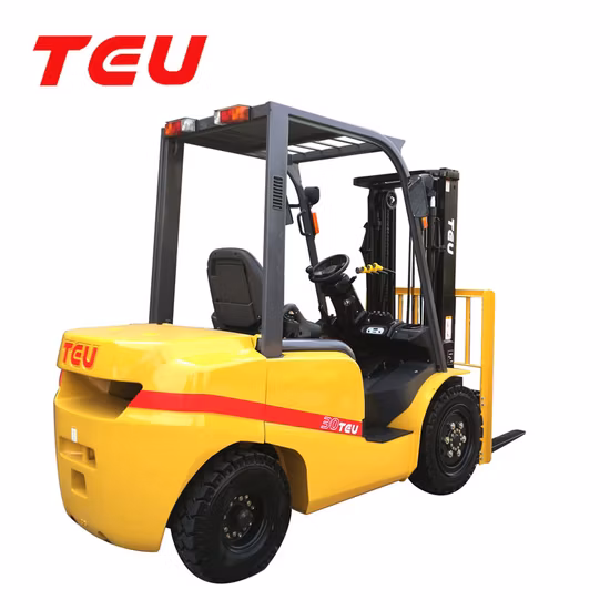 Китай Teu автоматический гидравлический 3-тонный дизельный вилочный погрузчик