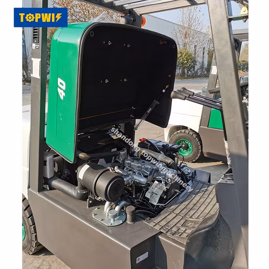 Китайский дизель-гидравлический небольшой вилочный погрузчик, 2-тонный, 2,5-тонный, 3-тонный дизельный вилочный погрузчик, работающий на сжиженном нефтяном газе, четырехколесный погрузчик с высококачественным газовым мини-погрузчиком, тележка с поддонами, газовый погрузчик